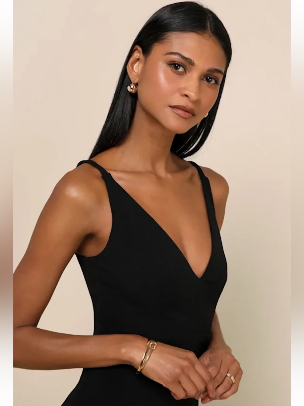 NWT Lulus Melora Black Sleeveless Maxi Dress - Picture 4 of 11